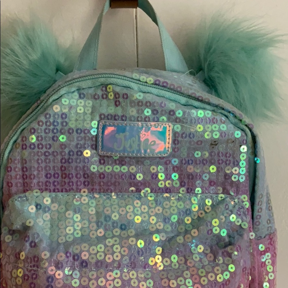 Justice Mini T Backpack 🎒 ❤️🎒❤️ - Picture 3 of 5